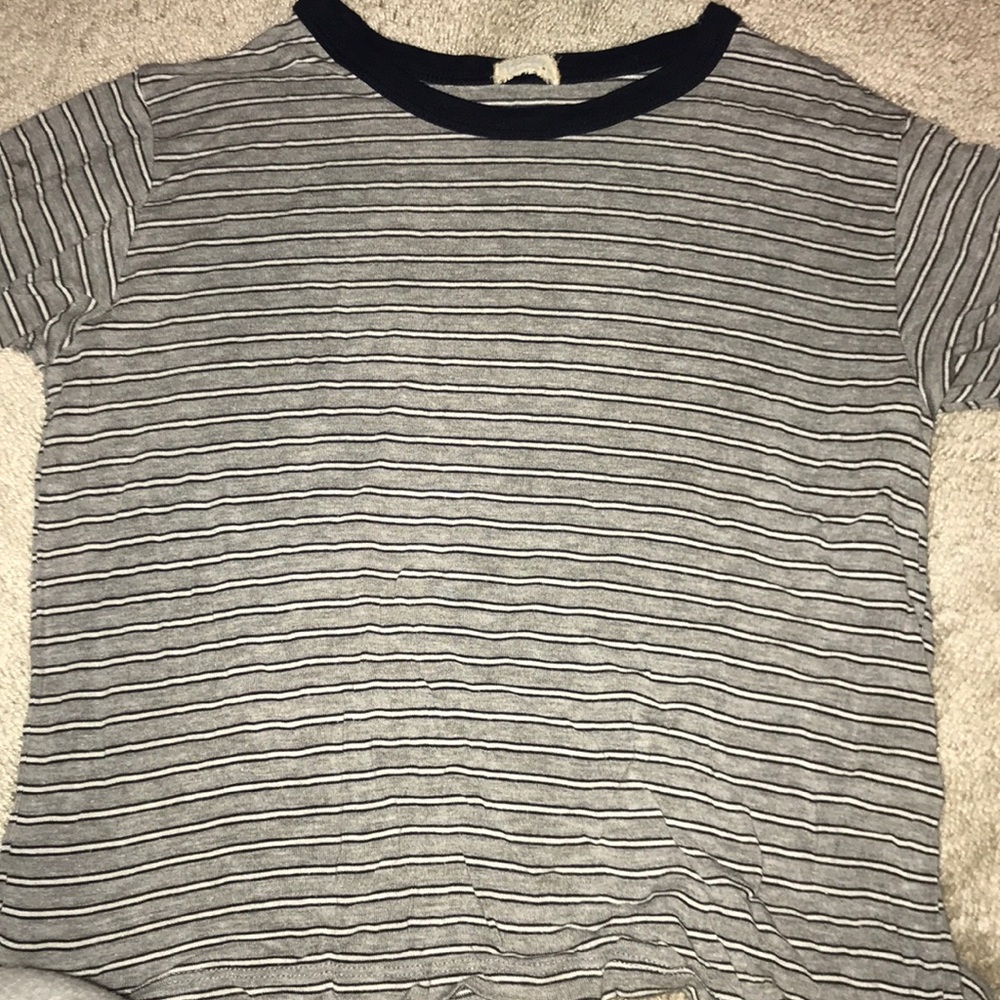 John Galt striped t shirt